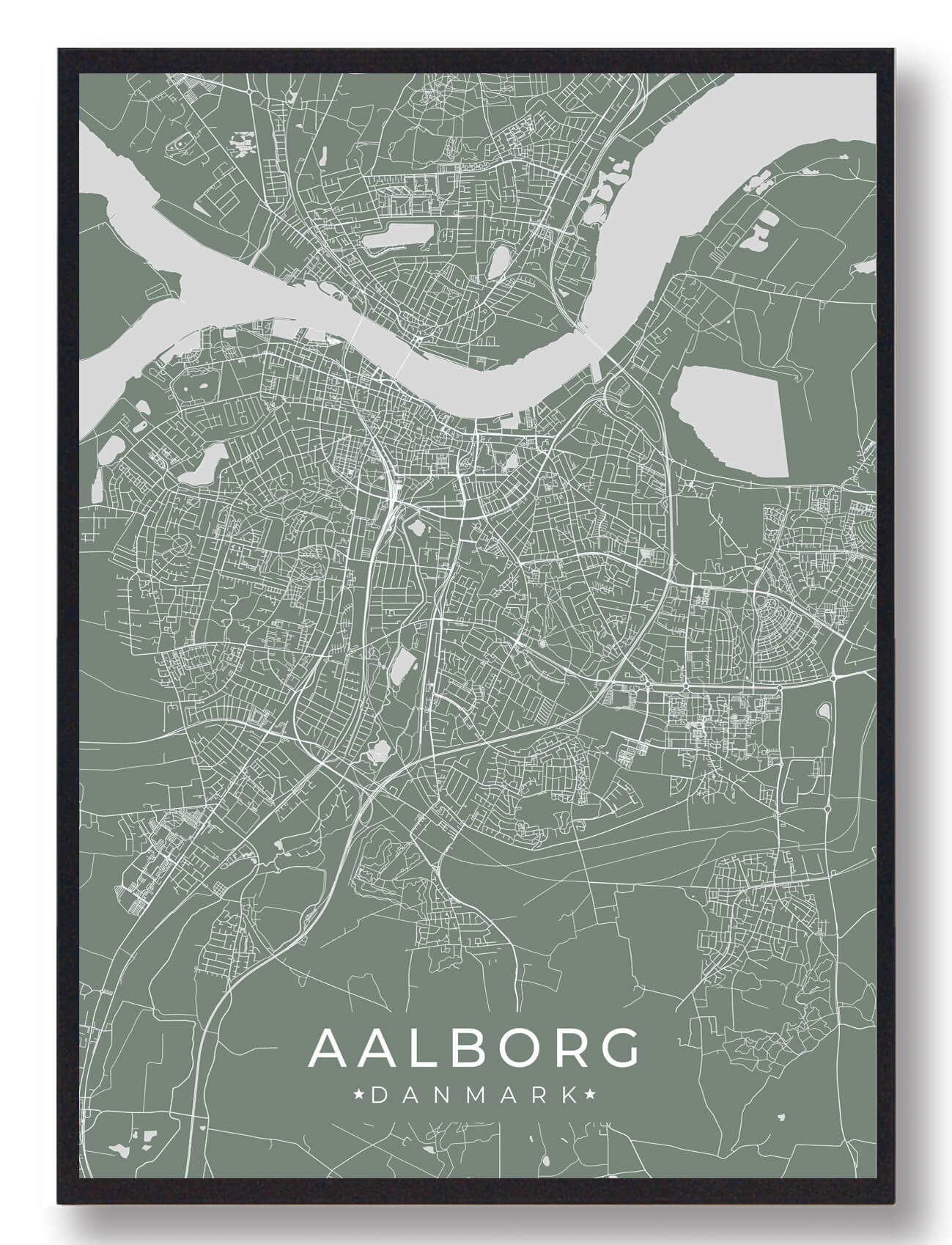 Aalborg Plakat Grøn