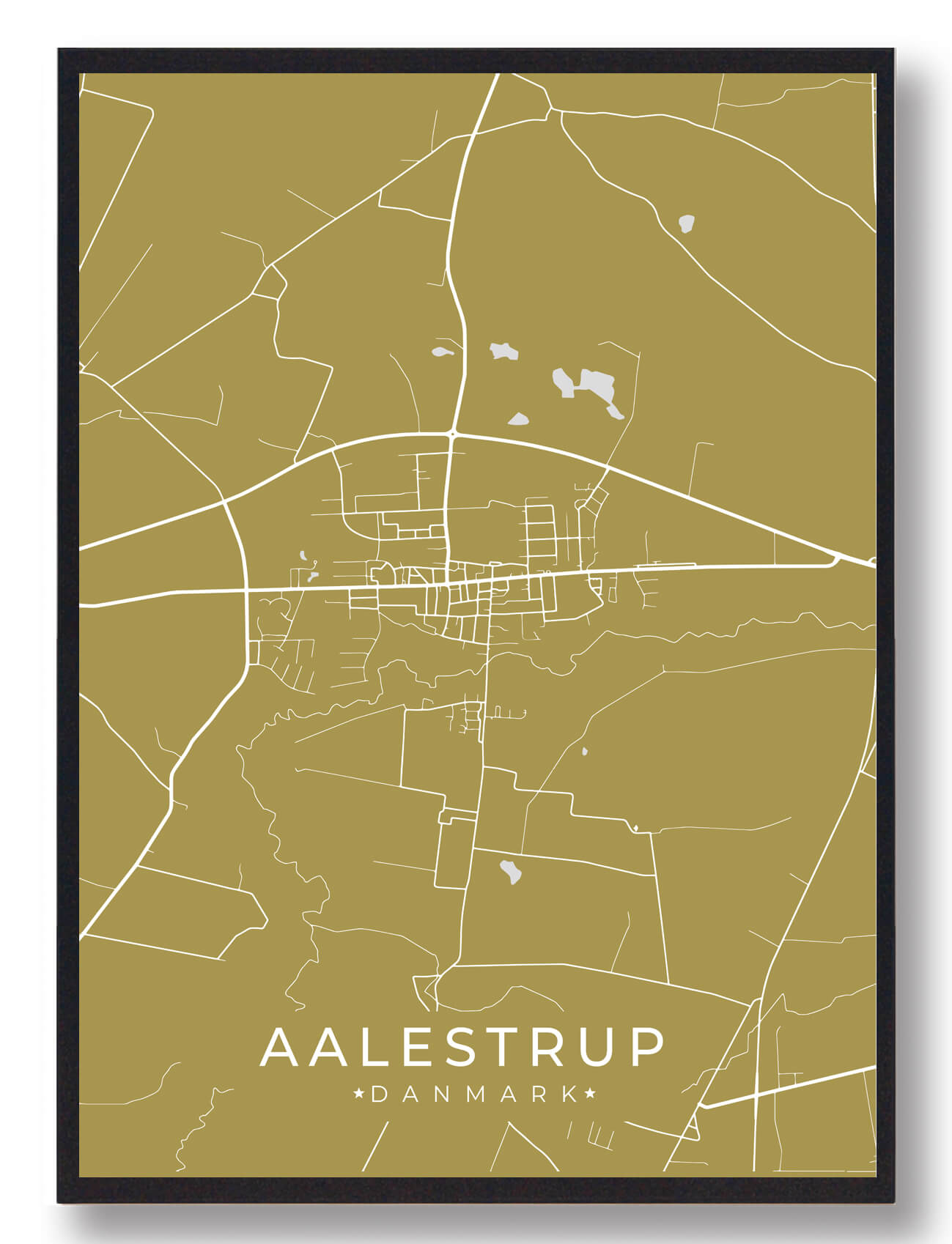 Aalestrup Byplakat Gul