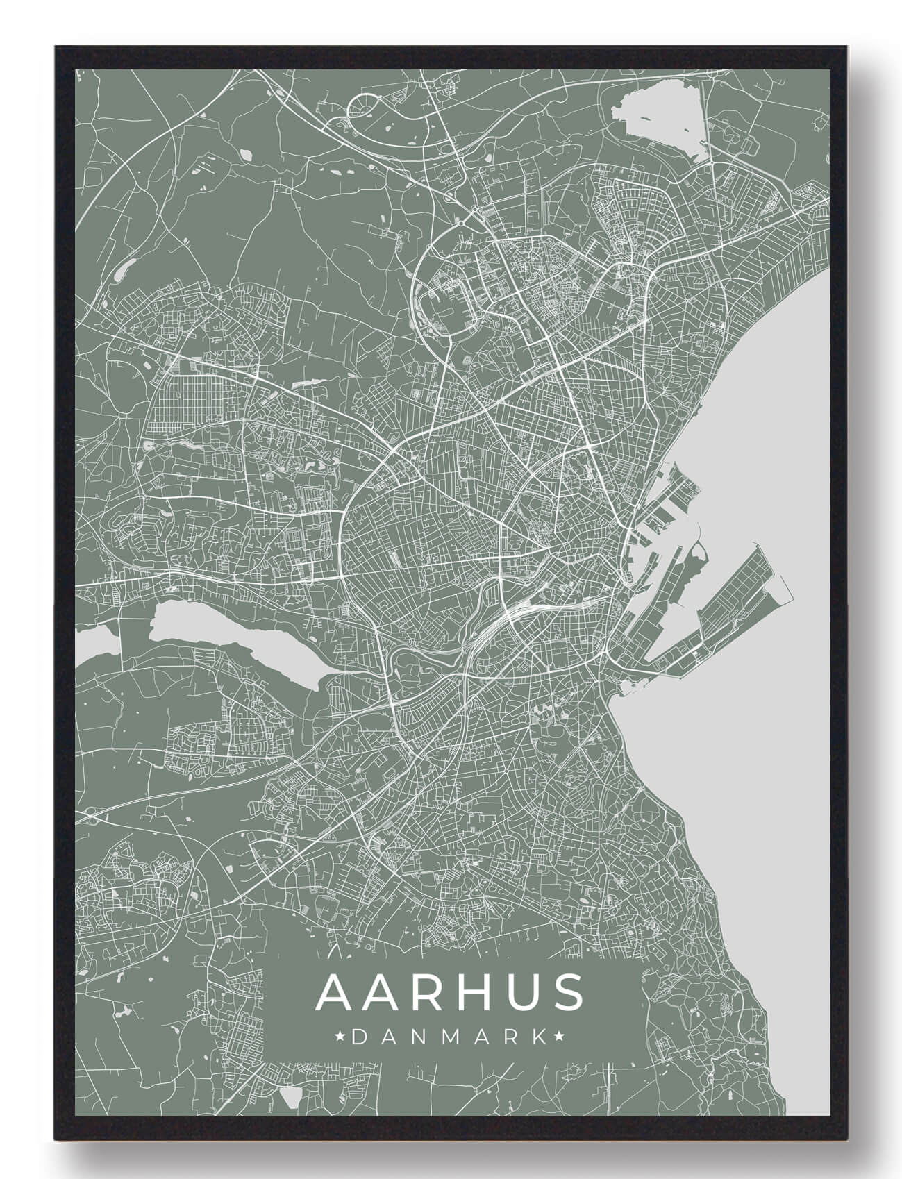 Aarhus Plakat Grøn