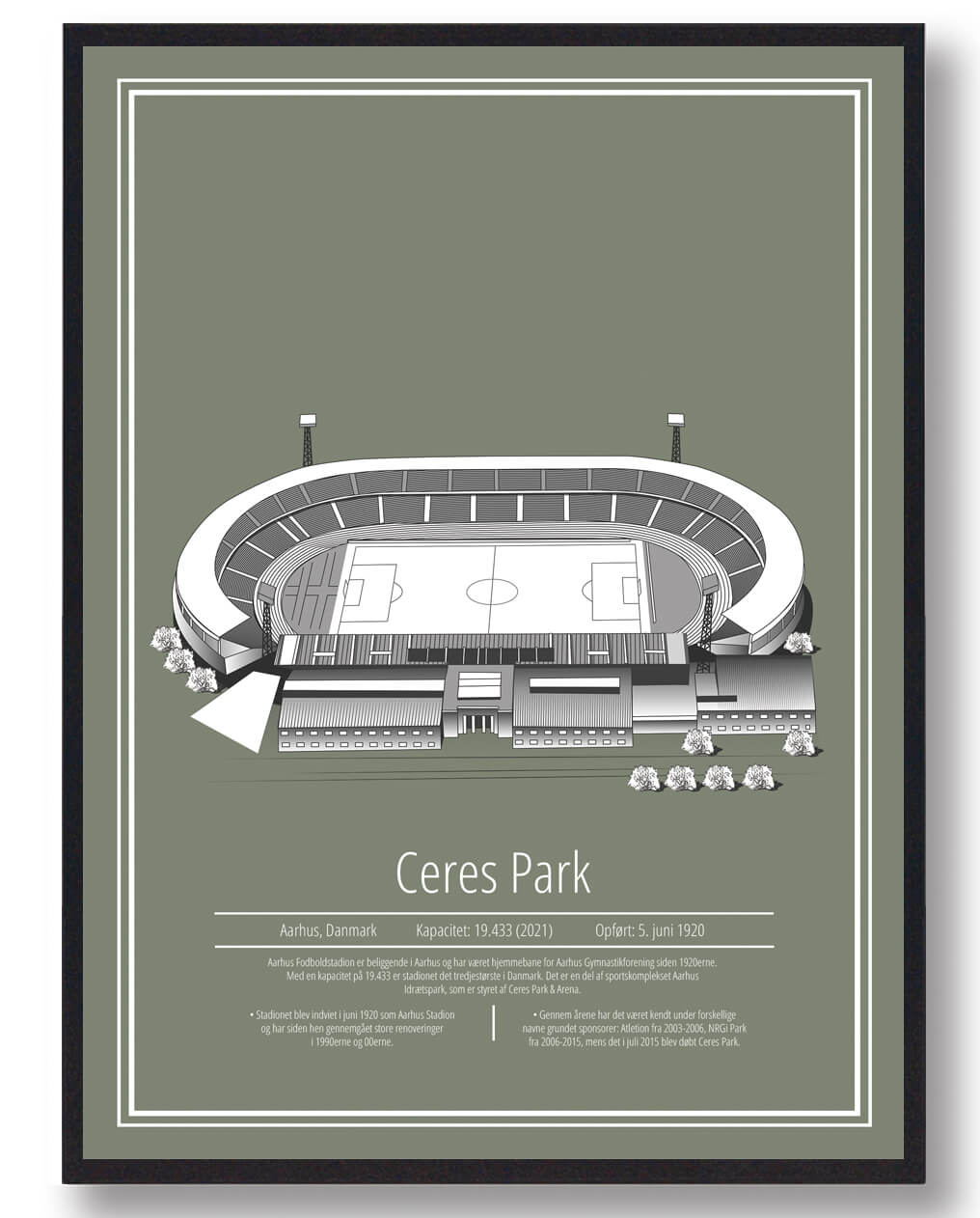 Agf Aarhus Stadion Plakat