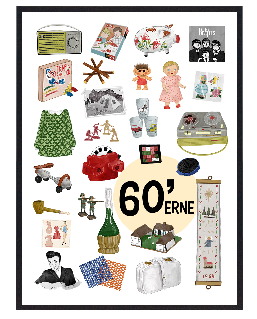 60 Apos Erne Plakat