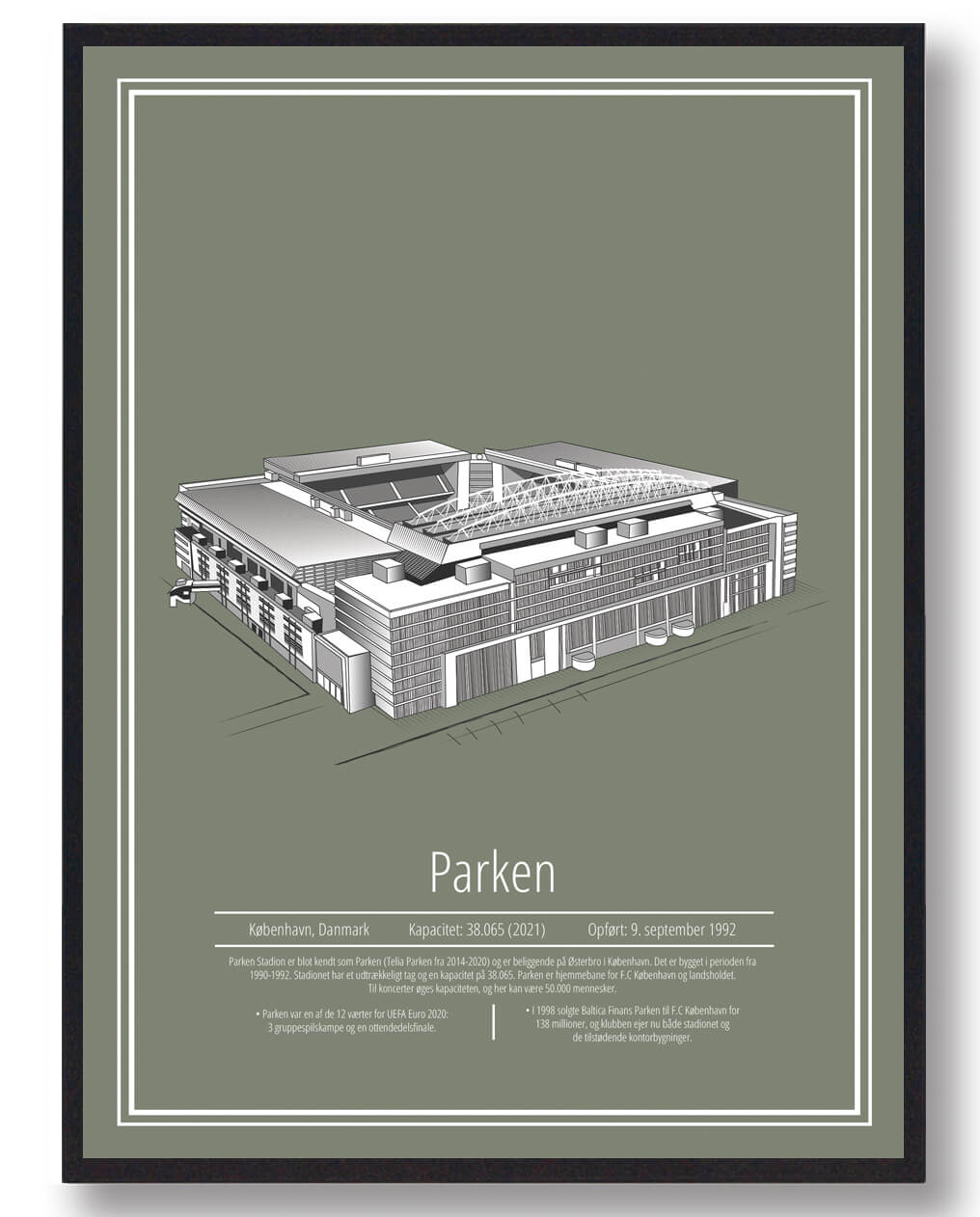 Fc København Fck Parken Plakat