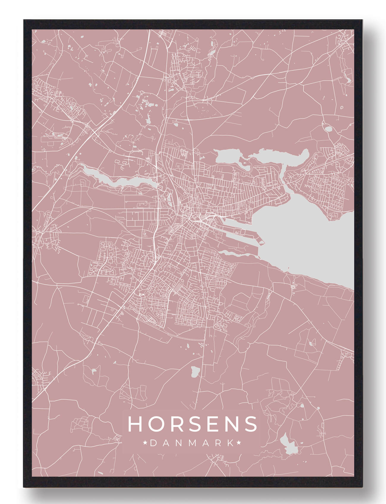 Horsens Plakat Rosa