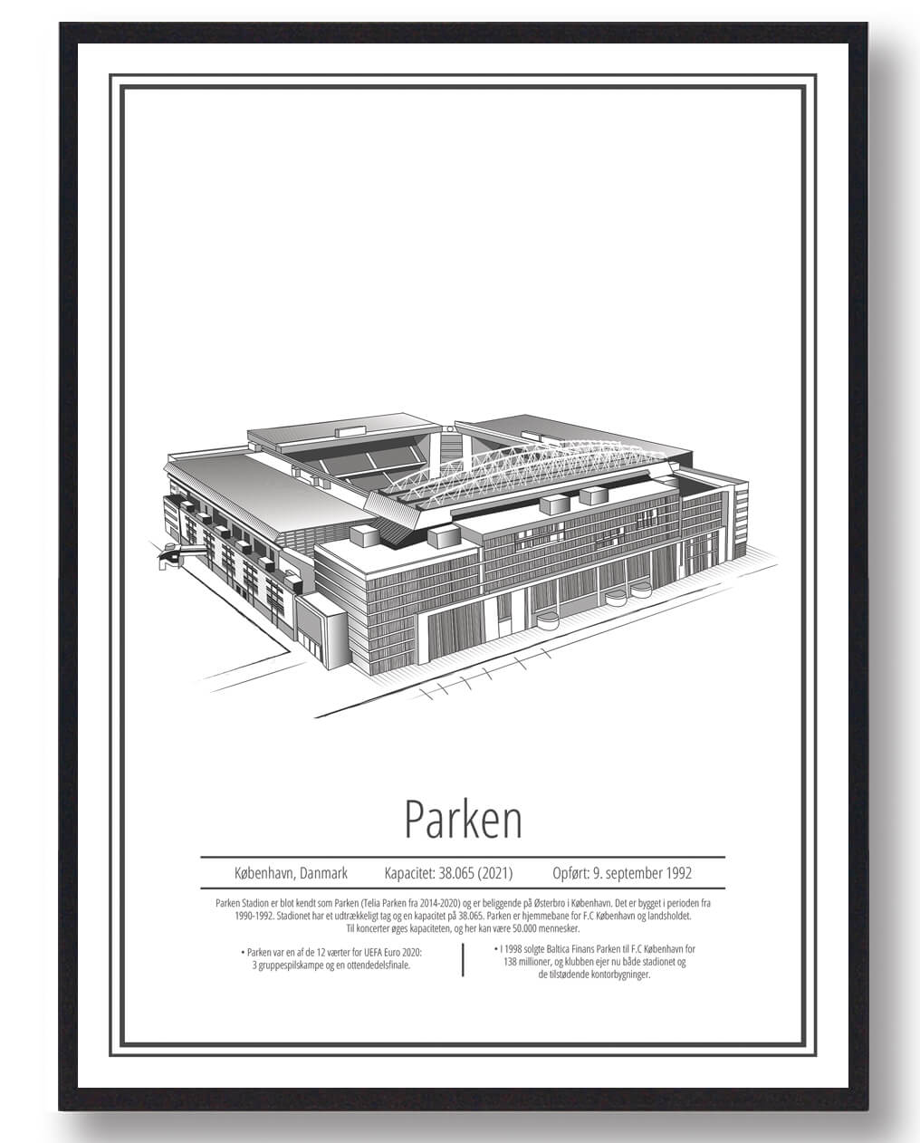 Fc København Fck Parken Fodboldplakat