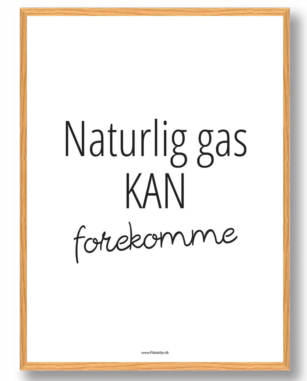Naturlig Gas Fra Forekomme Plakat