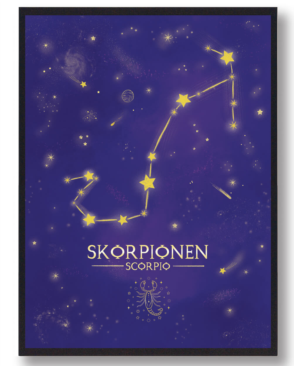 Stjernebillede Skorpionen Lilla