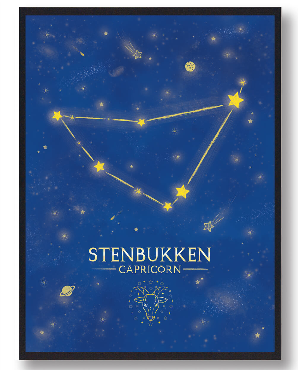 Stjernebillede Stenbukken Blå