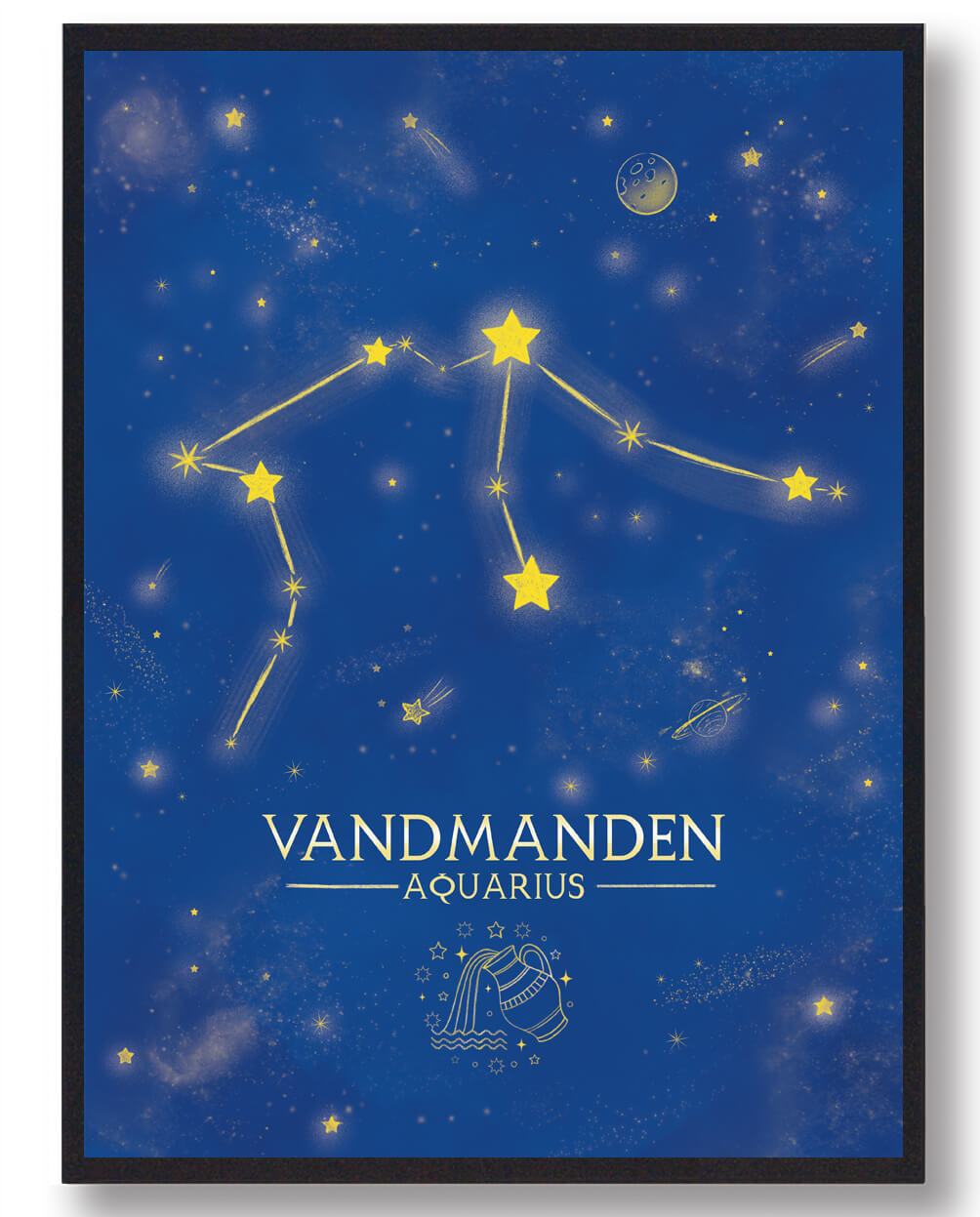 Stjernebillede Vandmanden Blå