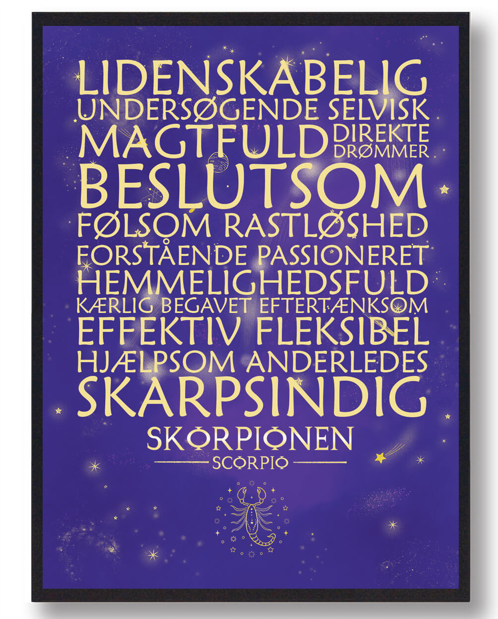 Stjernetegn Skorpionen  Lilla