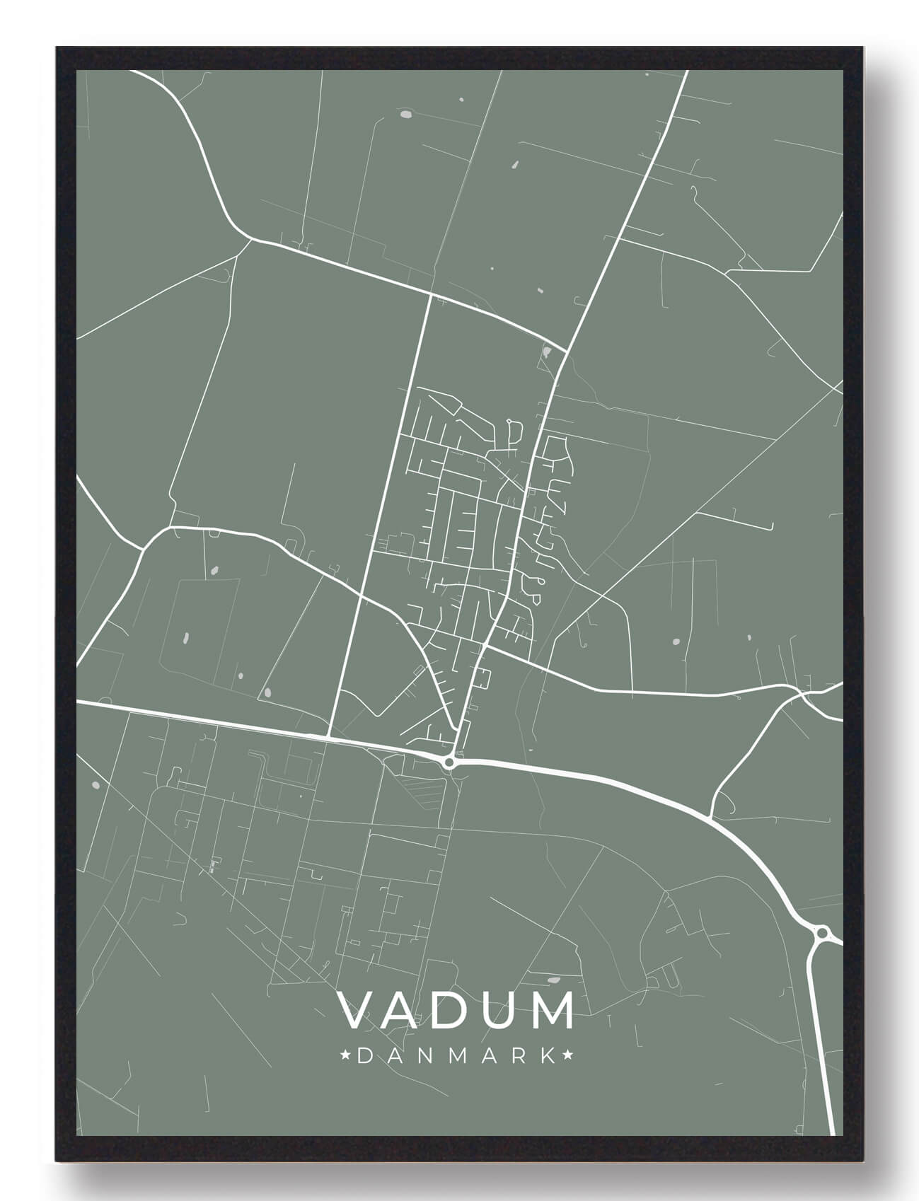 Vadum Byplakat Grøn