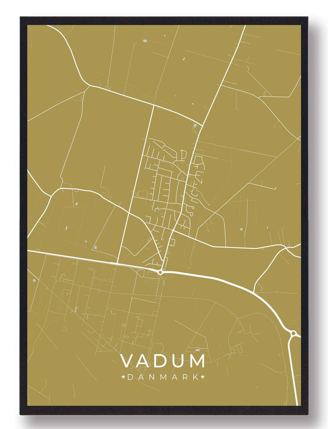 Vadum Byplakat Gul
