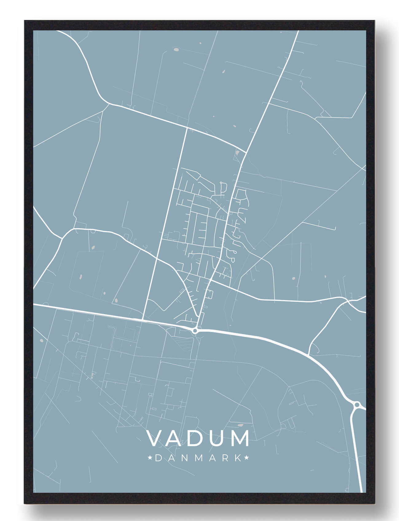 Vadum Byplakat Lyseblå