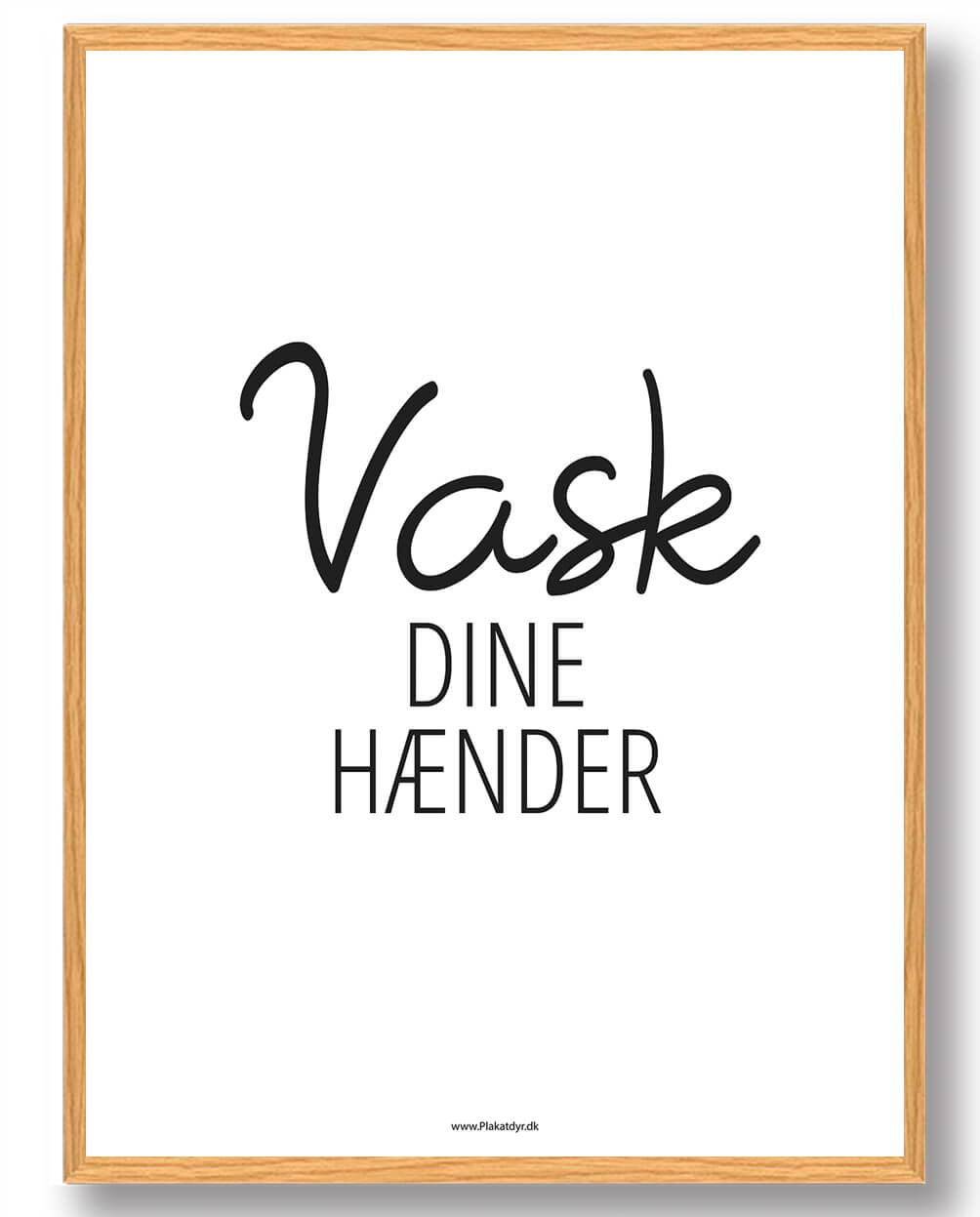Vask Dine Hænder Plakat
