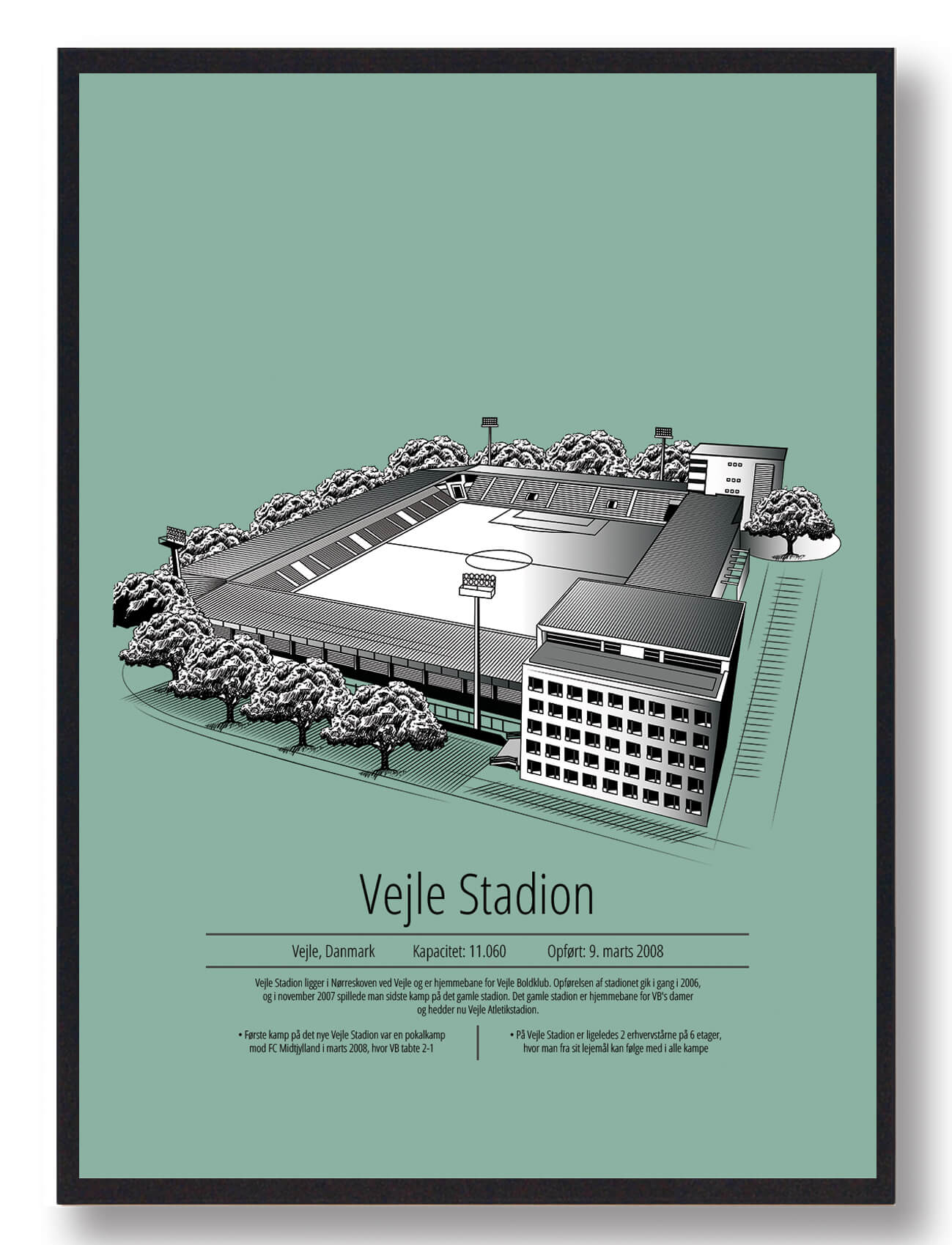 Vejle Stadion Mintgrøn