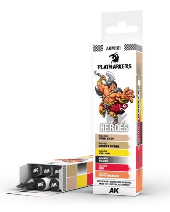 Ak Interactive Playmarkers Set: Heroes    Paint Markers Malingstuscher
