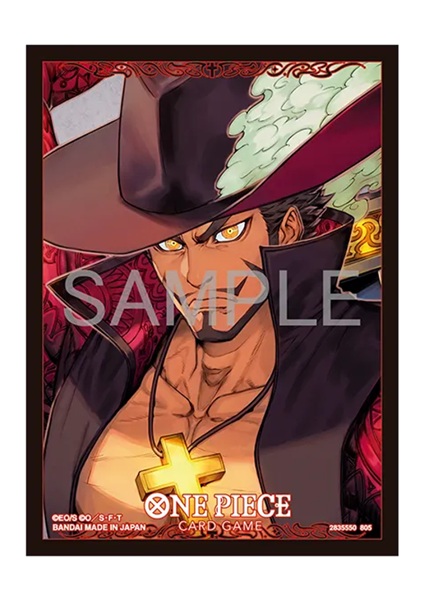 70 Lommer  One Piece Card Game Official Sleeves 13: Dracule Mihawk Deck Protector Sleeves