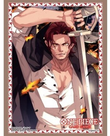 70 Lommer  One Piece Card Game Official Sleeves Store Edition Vol 10: Shanks Deck Protector Sleeves