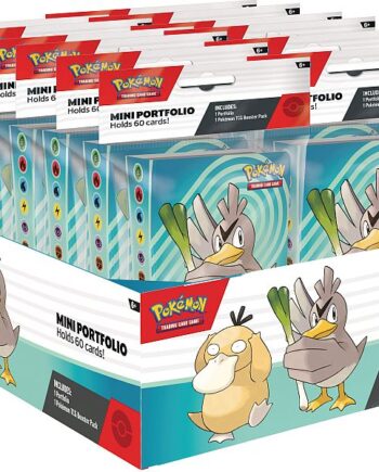 Mappe Pokemon Scarlet   Violet: Farfetch    2025 Spring  Mini-album Display  12 Binders   12 Booster Pack