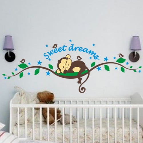 Abe Der Sover På Gren Wallsticker
