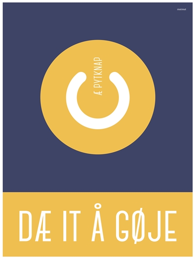 Dæ It   Gøje Blå Og Gul A5