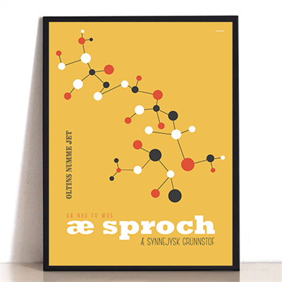 Oltins Numme Jet Plakat Gul