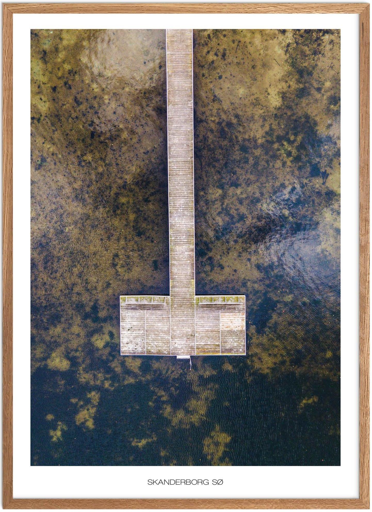 Plakat Skanderborg Sø   Naturplakat   Plakater østjylland   Plakat   Plakatsnedkeren   Drone-plakater
