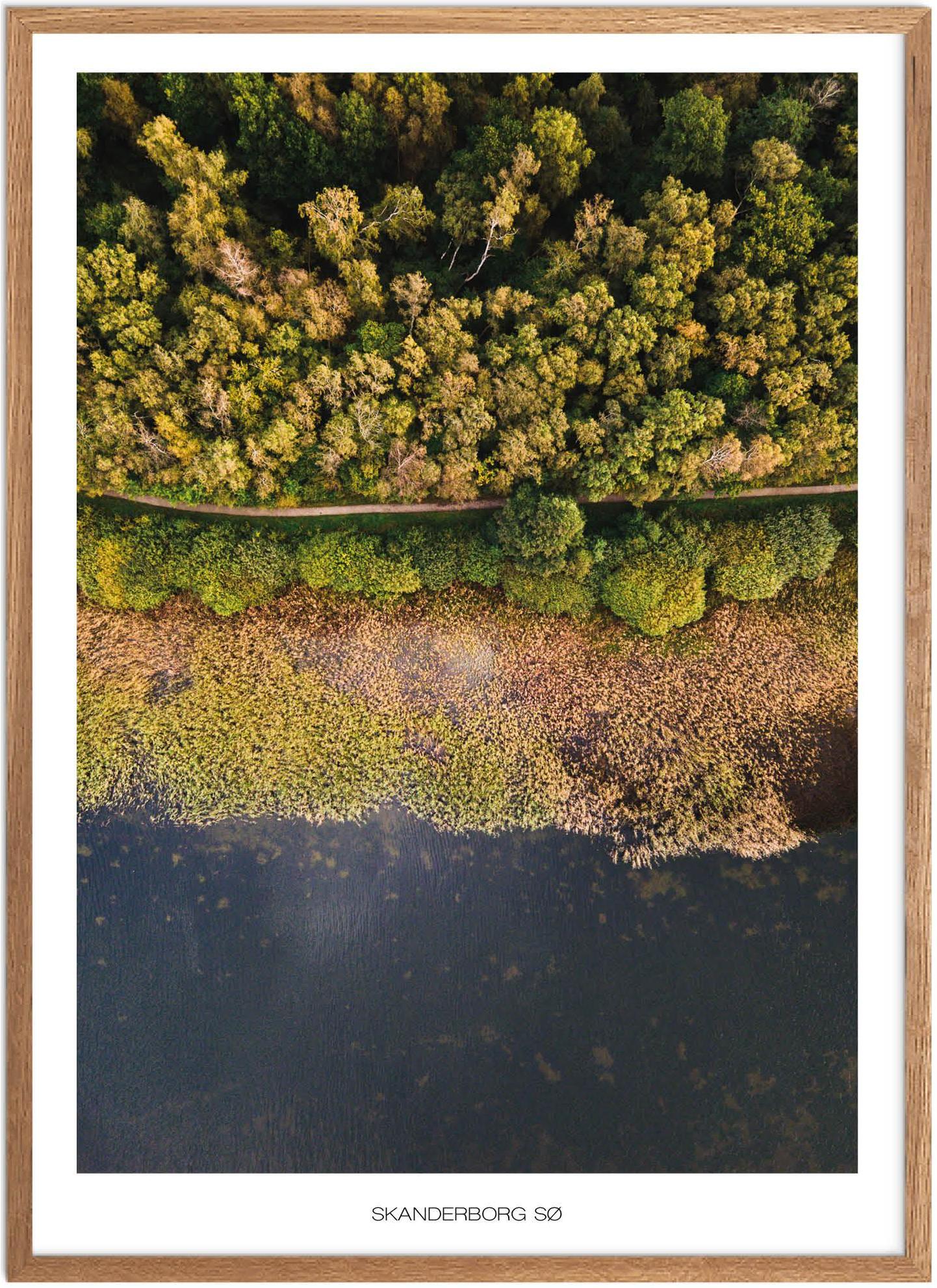 Plakat Skanderborg Sø   Naturplakat   Plakater østjylland   Plakat   Plakatsnedkeren   Drone-plakater