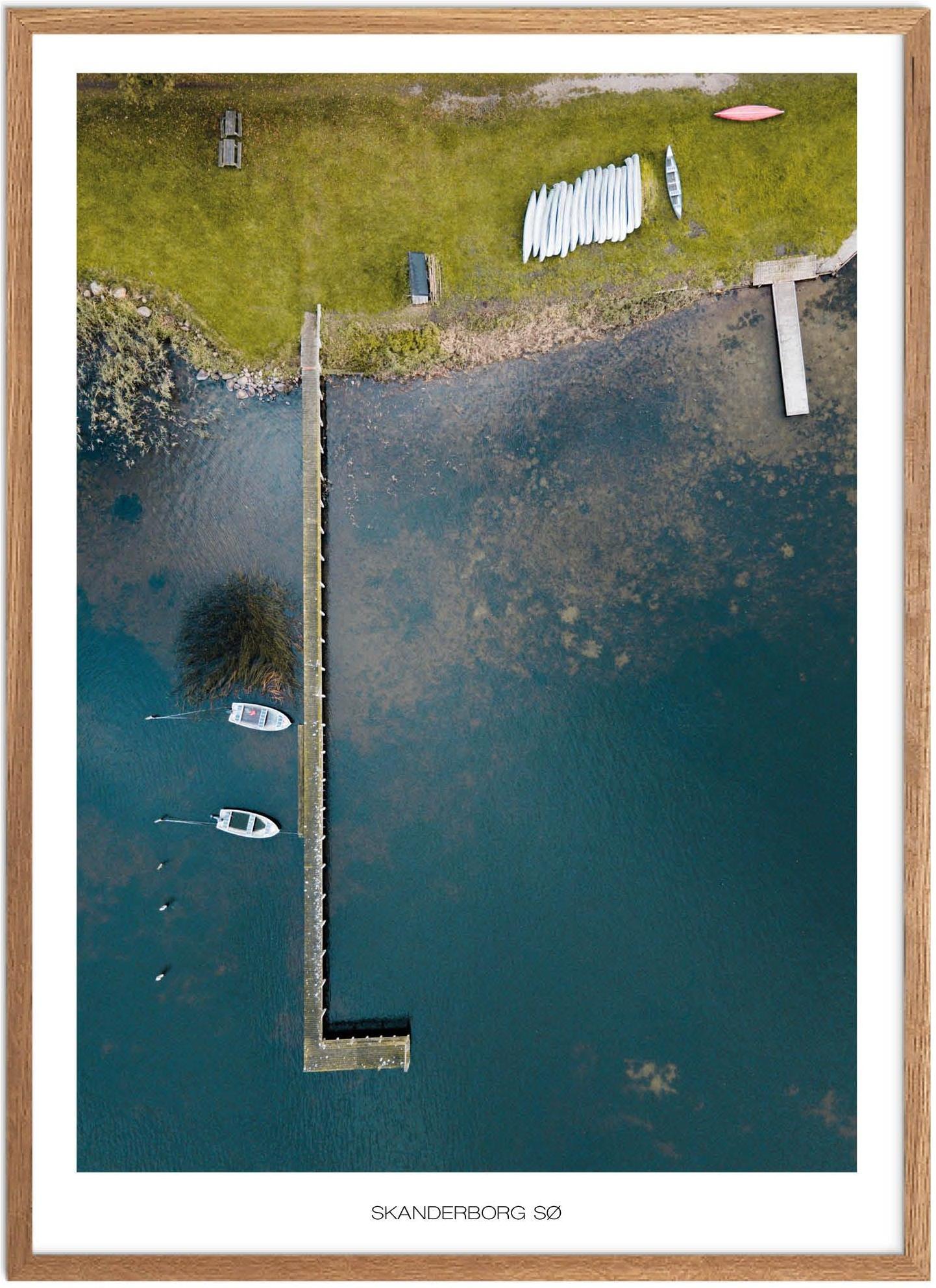 Plakat Skanderborg Sø   Naturplakat   Plakater østjylland   Plakat   Plakatsnedkeren   Drone-plakater