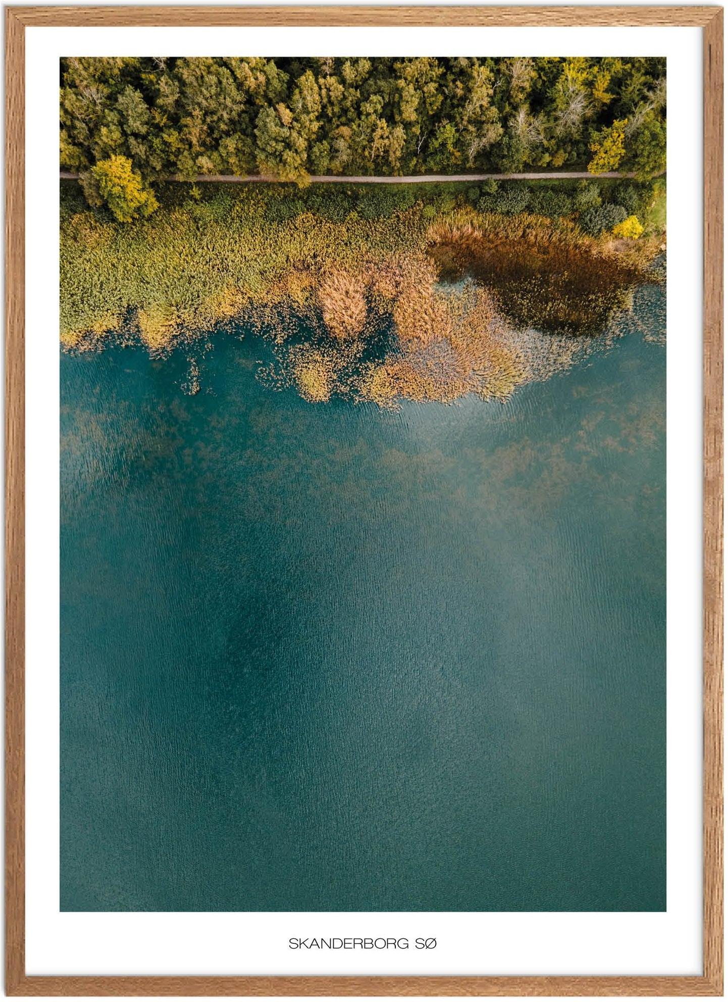 Plakat Skanderborg Sø   Naturplakat   Plakater østjylland   Plakat   Plakatsnedkeren   Drone-plakater