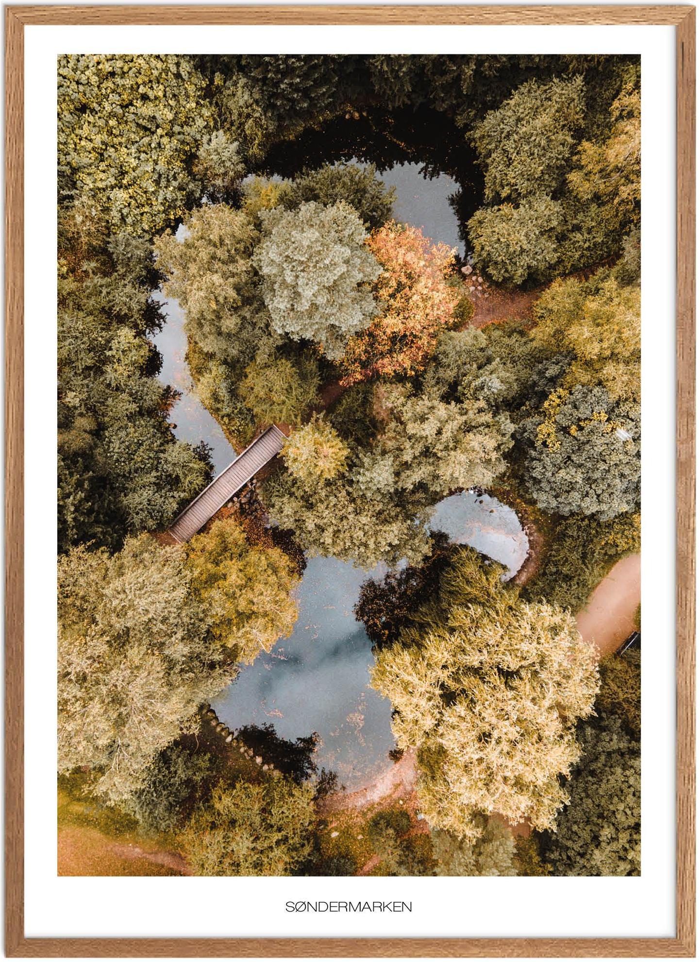 Plakat Søndermarken   Naturplakat   Plakater København   Plakat   Plakatsnedkeren   Drone-plakater