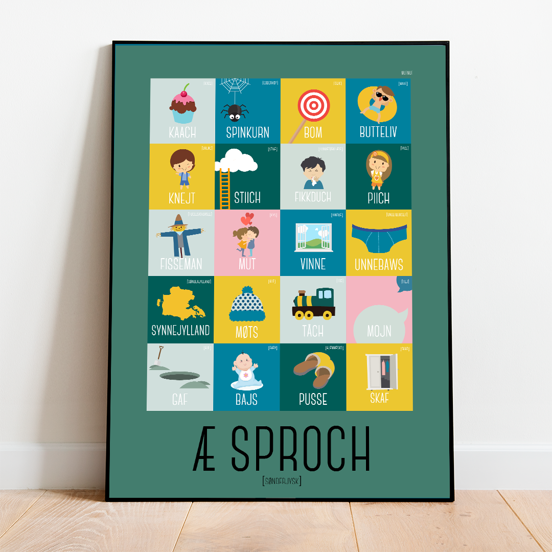 Sproch Plakat Grøn
