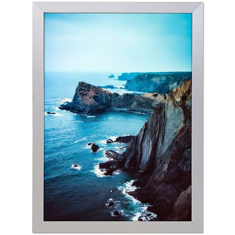 Alu Snap Frame Sølv 20 Mm Flad Profil A3