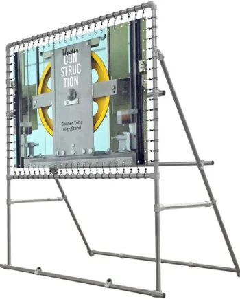 Banner Tube High Stand  Fritstående Ramme Af Alurør     Mm     48 Mm 100   100 Cm