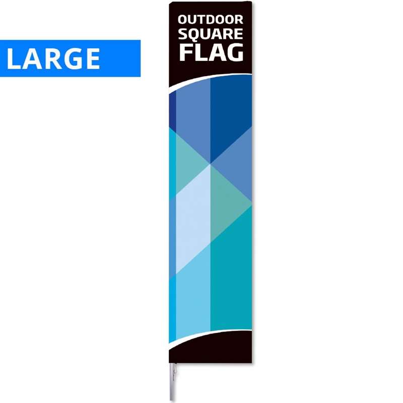 Beachflag Outdoor Square Flag Large Alu Flagstang Inkl Flag Med Print
