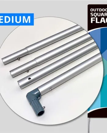 Beachflag  Outdoor Square Flag  Medium  Stangsystem