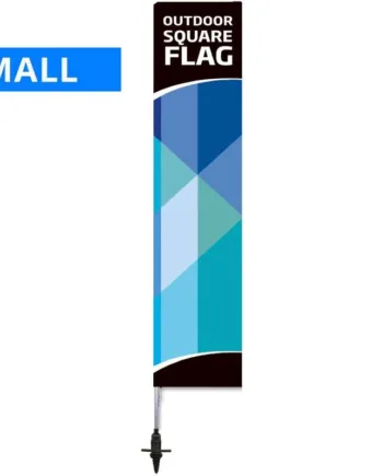 Beachflag  Outdoor Square Flag  Small  Inkl  Stang  Flag Og Screw-fod
