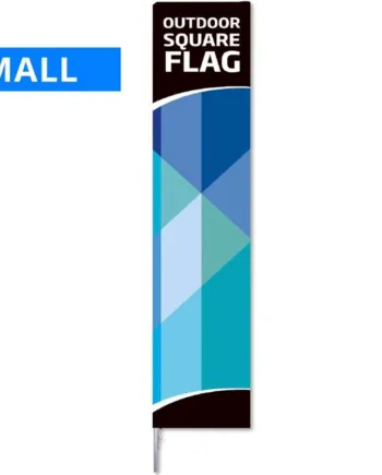 Beachflag  Outdoor Square Flag  Small  Inkl  Stang Og Flag