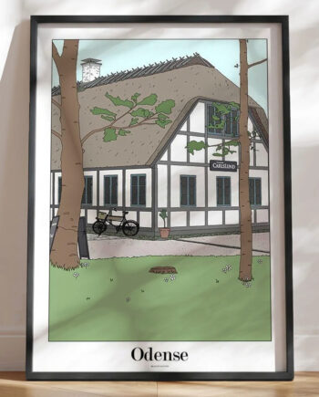 Byplakat Odense Restaurant Carlslund   Fruens Bøge Skov