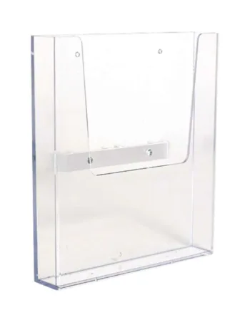 Crown Truss  Brochure Dispenser A4 With Fitting White