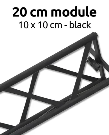 Crown Truss 10   10 Modul  Sort  20 Cm