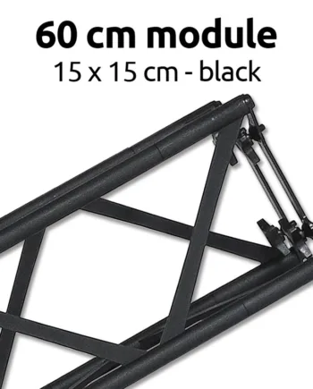 Crown Truss 15   15 Modul  Sort  60 Cm