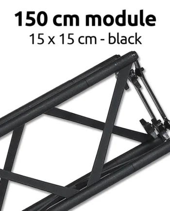 Crown Truss 15   15 Modul  Sort  150 Cm