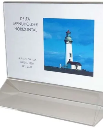 Delta Menukortholder Horisontal A5 14 8x21 Cm