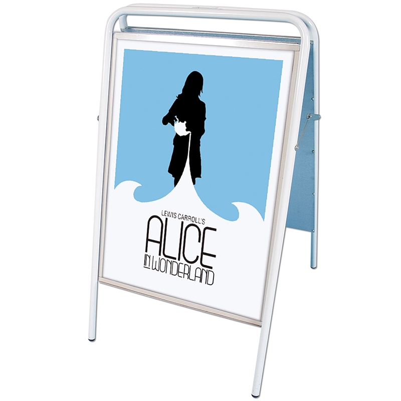 Expo Sign Gadeskilt Hvid 70 100 Cm
