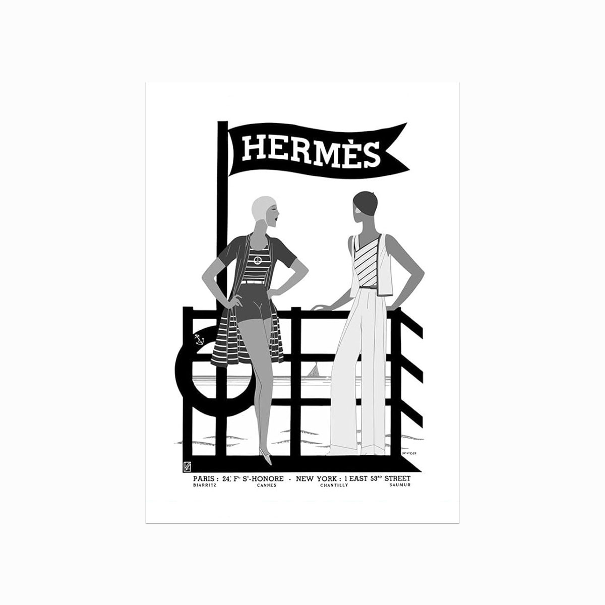 Fashion Plakat  Hermès