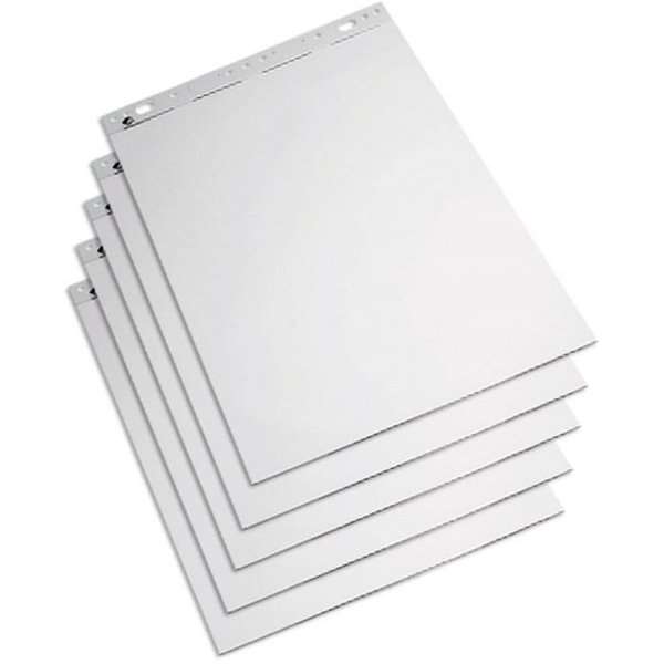 Flipover Flipchart Blokke 59x80cm Hvid Blokke 50 Ark Pakke Blokke