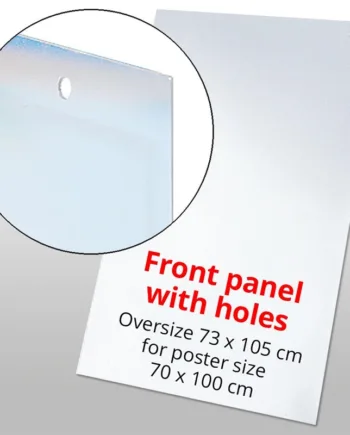 Frontplade Med Huller Til Wind-line Basic Gadeskilt  73   105 Cm