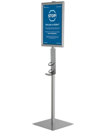 Håndspritstander Med Spritholder Og A3 Klapramme