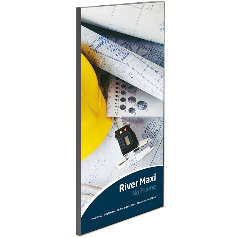 Maxiframe River Enkeltsidet Bannerramme A1