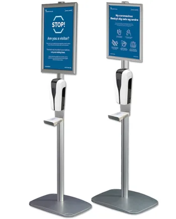 Mini Multi Stand Med Spritdispenser  Drypbakke Og Klapramme